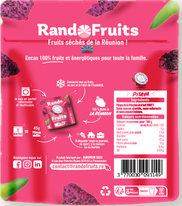 Pitaya séché